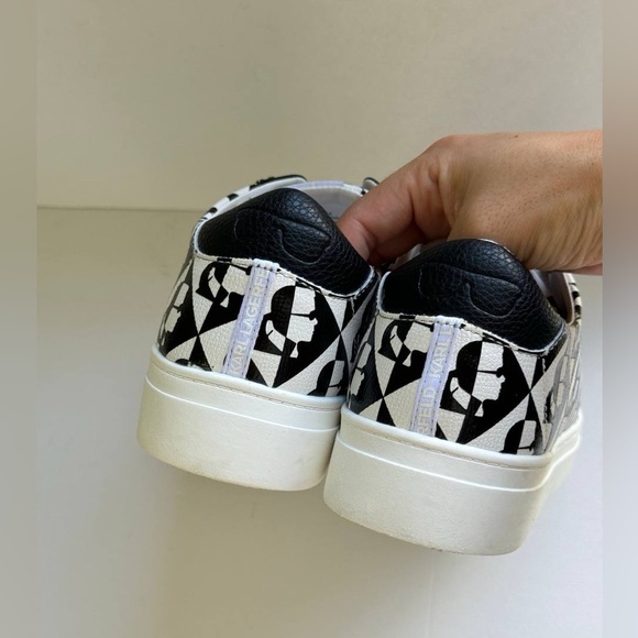 KARL LAGERFELD PARIS Cate Logo Platform Sneakers - Picture 7 of 11